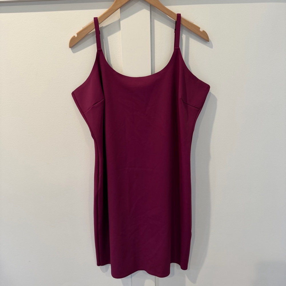 Parade Women's Universal Slimming Slip Magenta Seamless Stretch‎ Bodycon 2XL